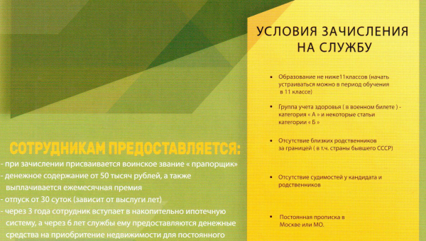 Отбор граждан на военную службу по контракту